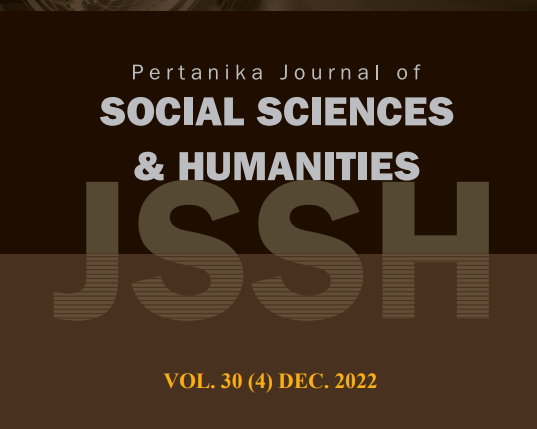 PJSSH Vol. 31 (1) Mar. 2023